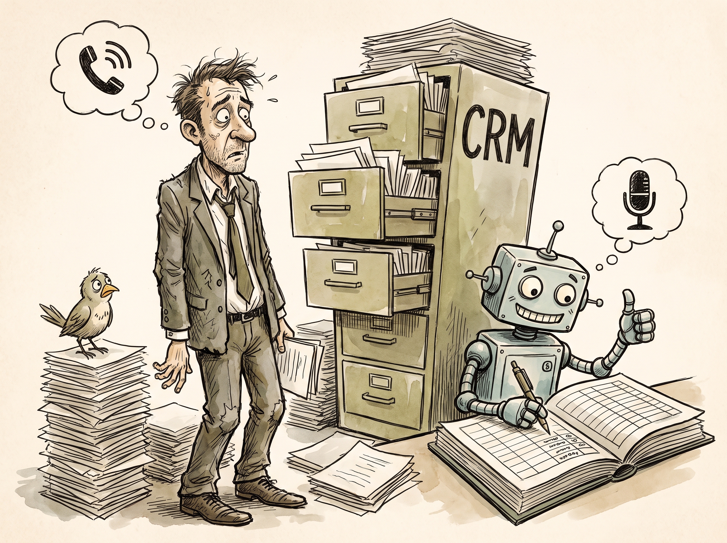 Как ИИ сам заполняет CRM — и почему ручной ввод скоро исчезнет