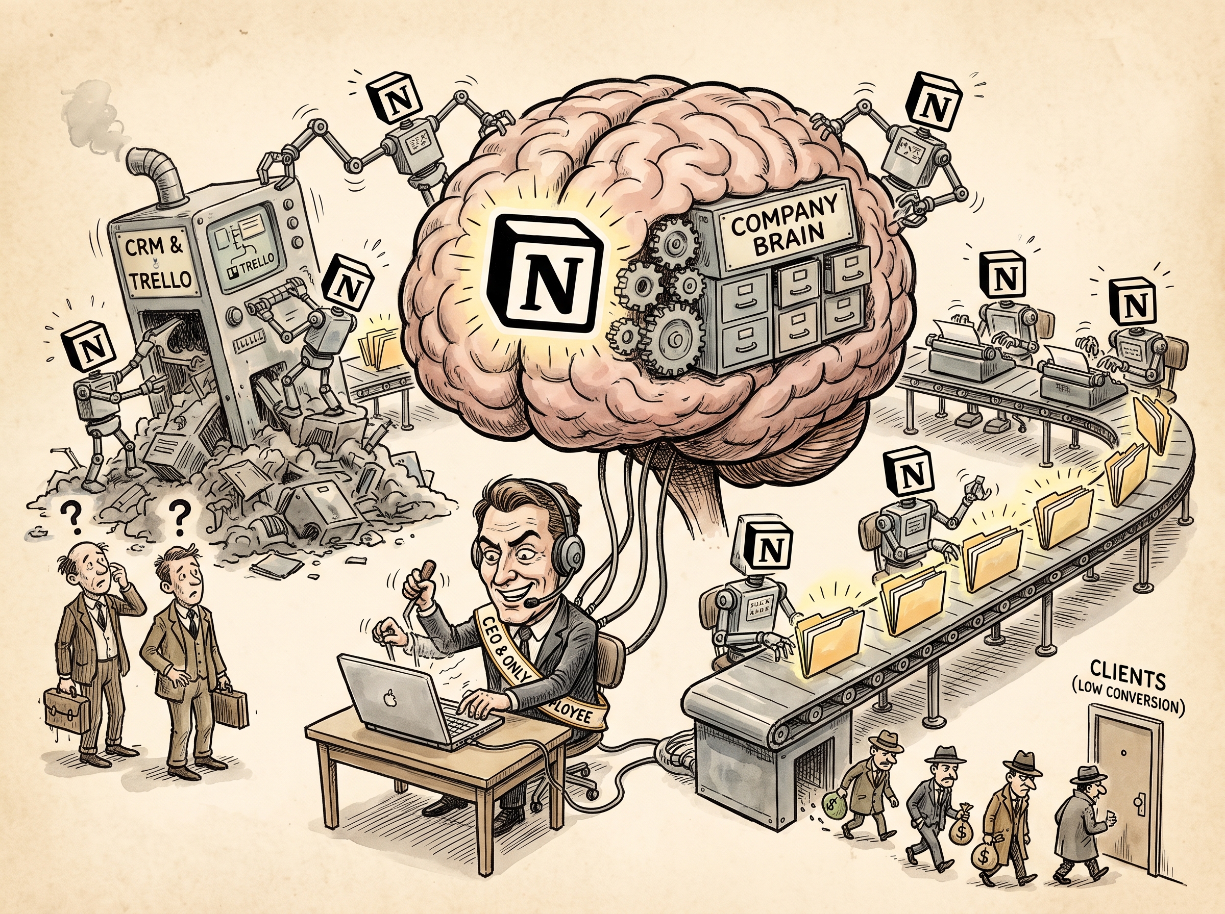 Агентство без сотрудников: как Notion-агенты заменили целую команду